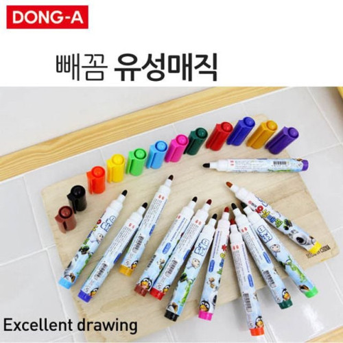동아 빼꼼 12색 유성매직