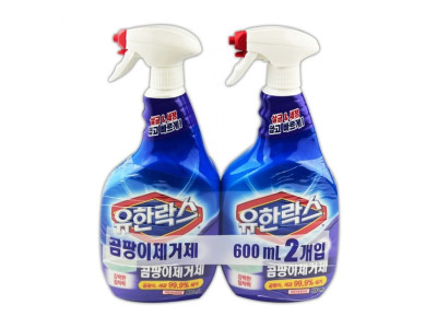 욕실 화장실 곰팡이제거 유한락스 600ml (2개입)