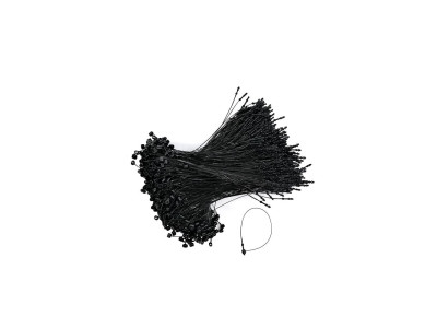 KP 블랙 택끈(중)13cm(약1000개입) 라벨끈 상표끈