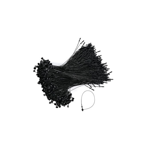 KP 블랙 택끈(중)13cm(약1000개입) 라벨끈 상표끈