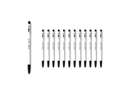 모나미 153 기본 볼펜 12p세트 (0.7mm) 검정색볼펜