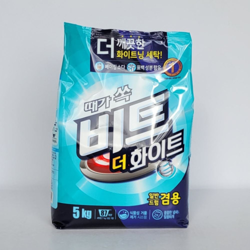 라이온 비트 더화이트 5kg 리필형 파우치 (겸용)