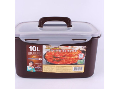쿨맥시 직사각 밀폐용기 24호(초코)10L