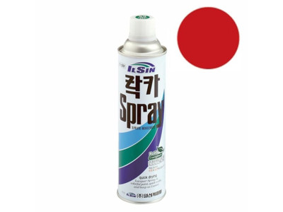 일신 락카 스프레이 적색 420ml
