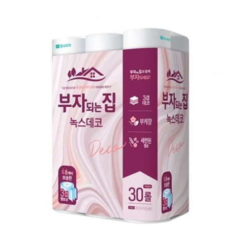 비데겸용 화장실 롤화장지 두루마리휴지 3겹 30m 30롤