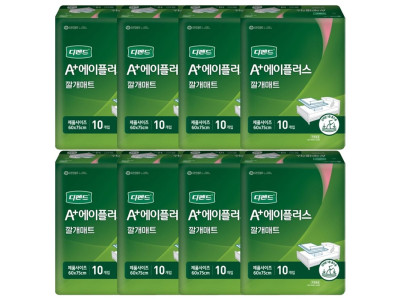 디펜드 A플러스 깔개매트 10매 10P 요양원 위생매트