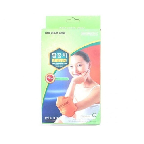팔꿈치 냉온 찜질팩 벨트형 황토성분 함유 전자렌