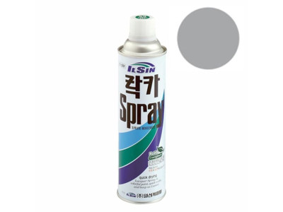 일신 락카 스프레이 연회색 420ml