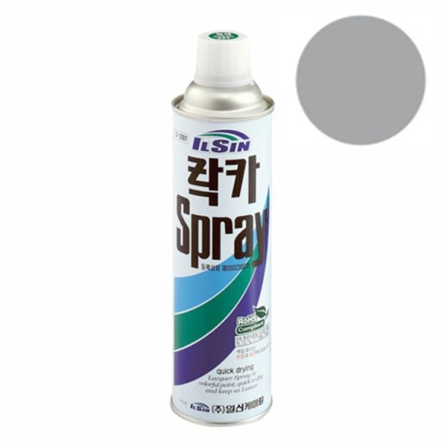 일신 락카 스프레이 연회색 420ml