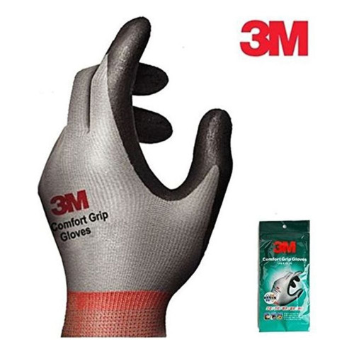 3M 컴포트그립 안전 반코팅 작업장갑 그레이 M
