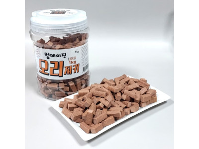 국내산소프트통간식 멍메이징 오리 1kg
