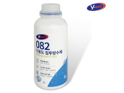 브이텍 082 다용도 침투방수제1L 외벽 욕실 옥상 실금